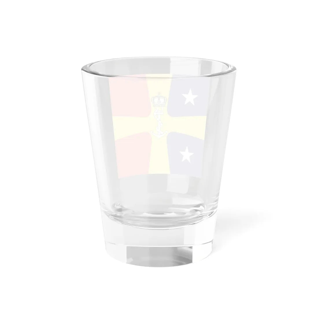 Flag of Romanian Commander of the Navy as Vice Admiral WWII (Oman) Shot Glass 1.5oz - Go Mug Yourself