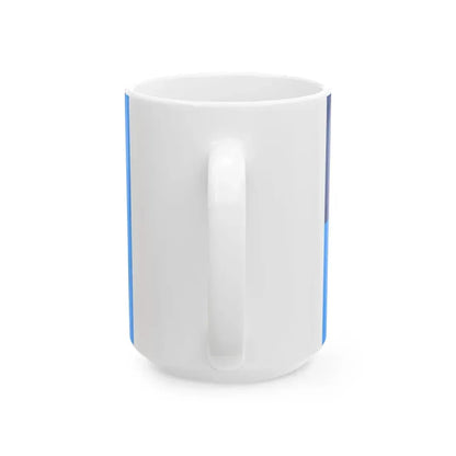 Flag of Romanian Deputy Chief of Naval Staff (Oman) White Coffee Mug - Go Mug Yourself