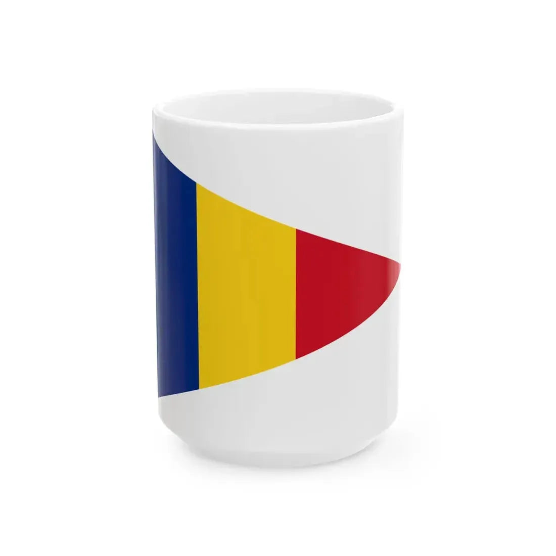 Flag of Romanian High State Officials WWII (Oman) White Coffee Mug 15oz - Go Mug Yourself