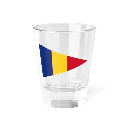 Flag of Romanian Lieutenant Commander 1939 (Oman) Shot Glass 1.5oz 1.5oz - Go Mug Yourself