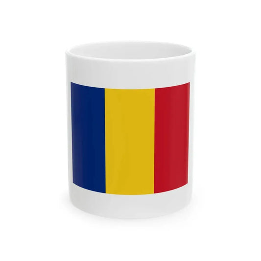 Flag of Romanian Pilot (Oman) White Coffee Mug 11oz - Go Mug Yourself