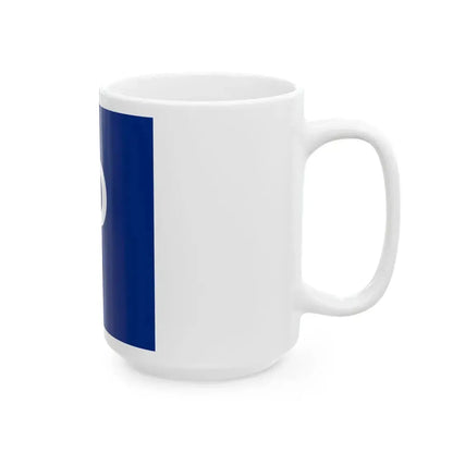 Flag of Romanian River police 1939 (Oman) White Coffee Mug - Go Mug Yourself