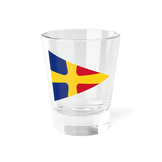 Flag of Romanian Seniority Pennant WWII (Oman) Shot Glass 1.5oz 1.5oz - Go Mug Yourself