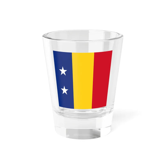 Flag of Romanian Vice admiral 1939 (Oman) Shot Glass 1.5oz 1.5oz - Go Mug Yourself