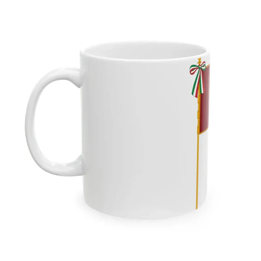 Flag of Rome Complete (Italy) White Coffee Mug - Go Mug Yourself