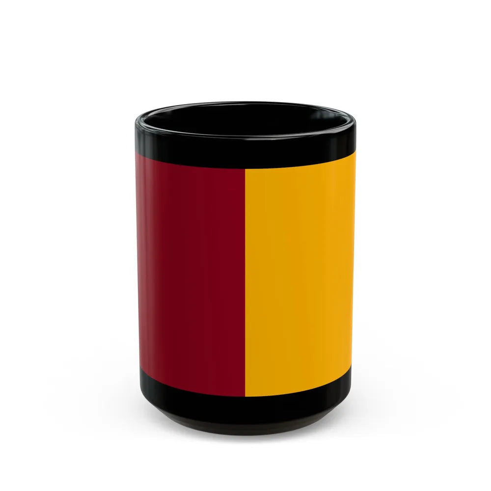 Flag of Rome Italy - Black Coffee Mug-15oz-Go Mug Yourself