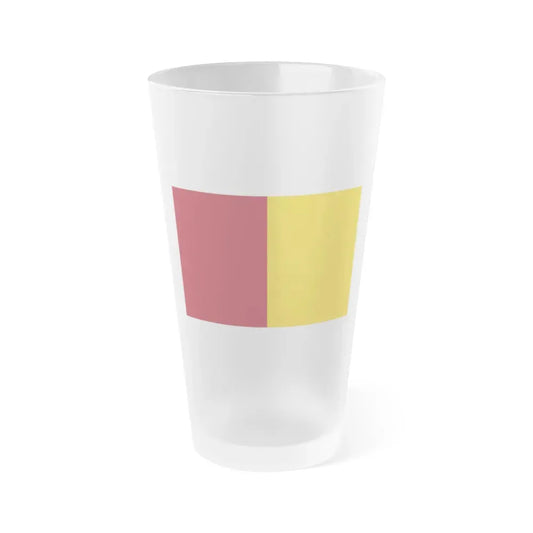 Flag of Rome Italy - Frosted Pint Glass 16oz 16oz Frosted - Go Mug Yourself