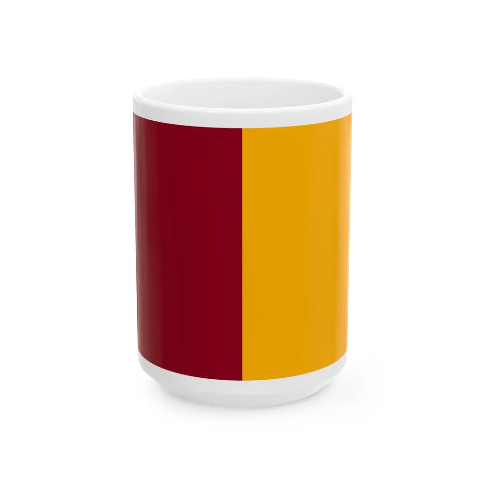 Flag of Rome Italy - White Coffee Mug-15oz-Go Mug Yourself