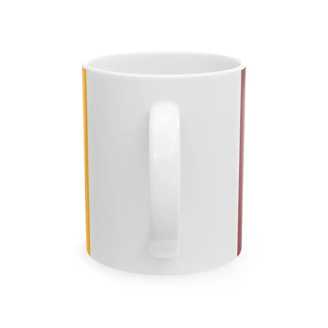 Flag of Rome with Greater Arms (Italy) White Coffee Mug - Go Mug Yourself