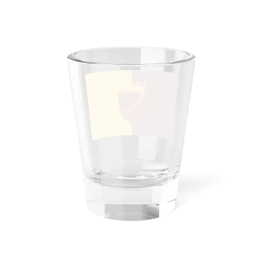 Flag of Rome with Lesser Arms (Italy) Shot Glass 1.5oz - Go Mug Yourself
