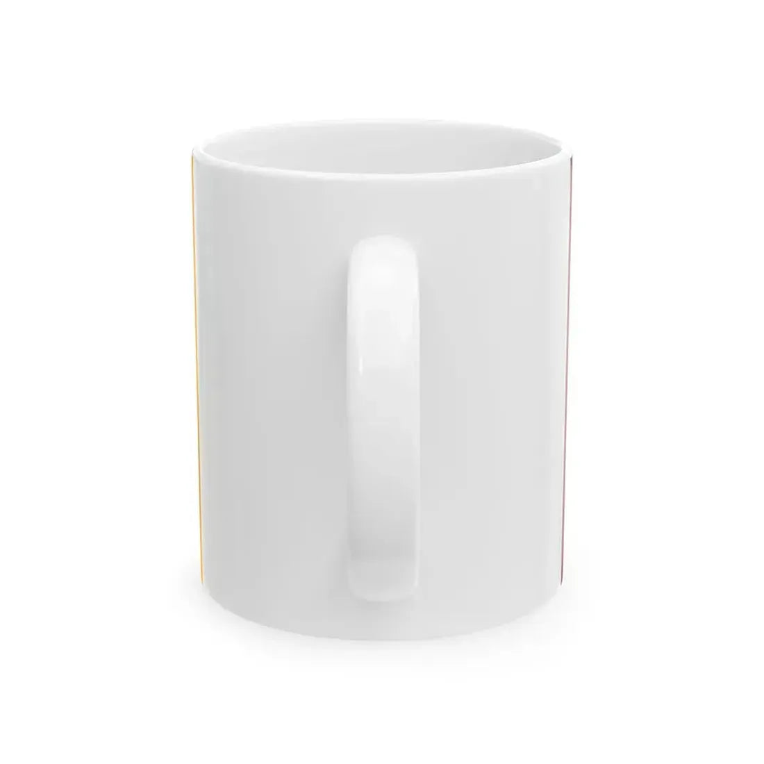 Flag of Rome with Lesser Arms (Italy) White Coffee Mug - Go Mug Yourself