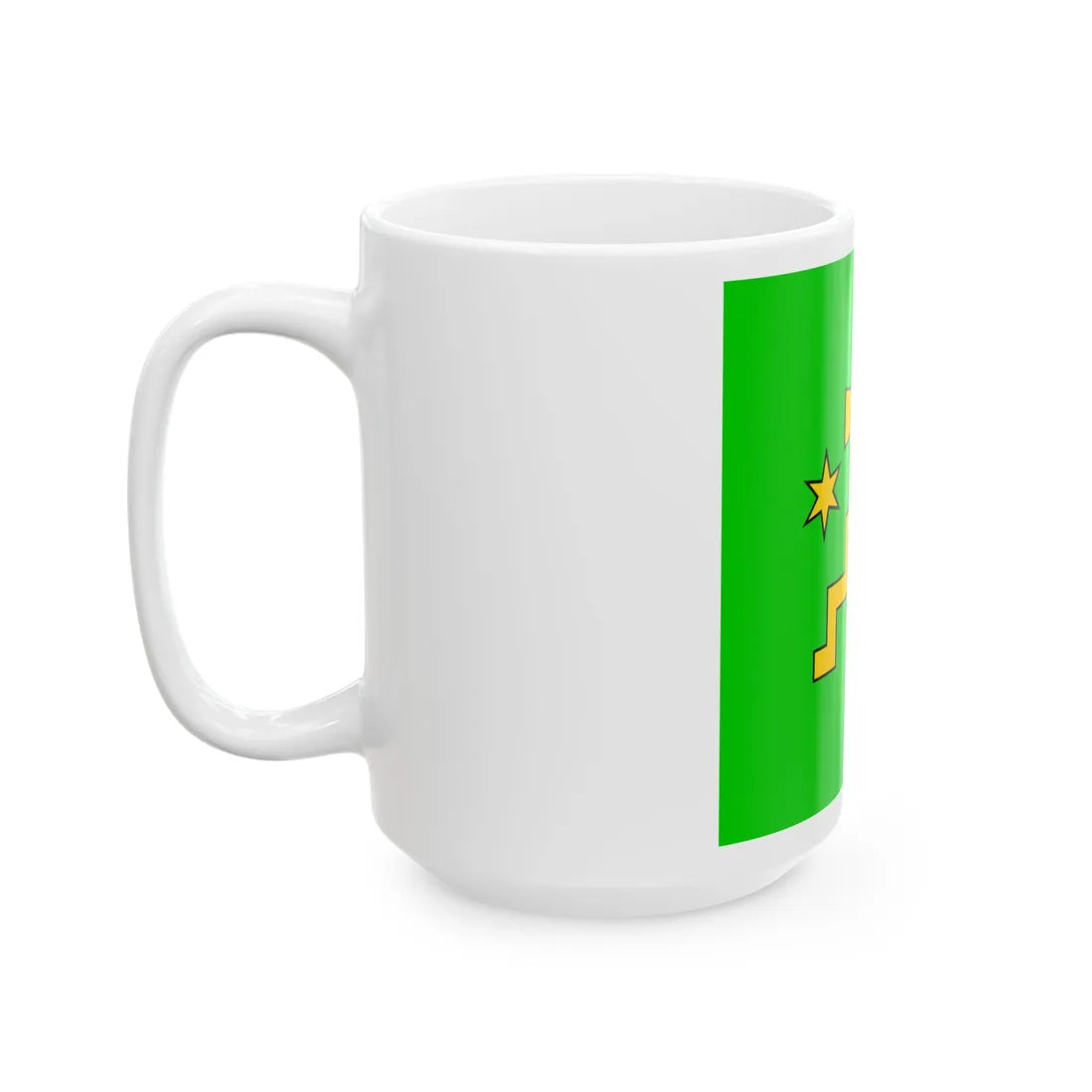 Flag of Romny (Ukraine) White Coffee Mug - Go Mug Yourself