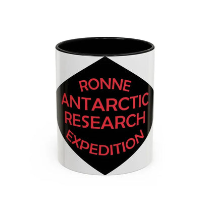 Flag of Ronne Antarctic Research Expedition - Accent Coffee Mug 11oz Black - Go Mug Yourself
