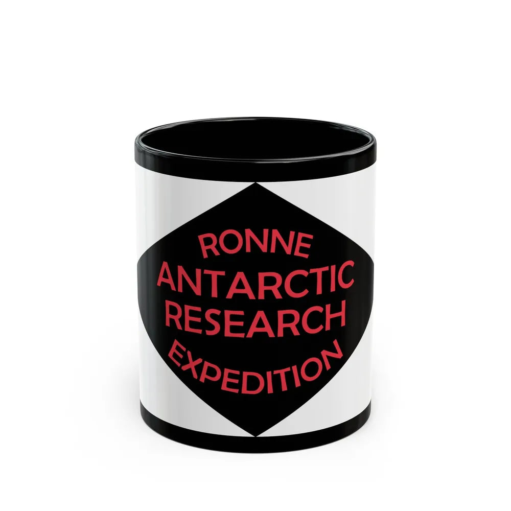 Flag of Ronne Antarctic Research Expedition - Black Coffee Mug-11oz-Go Mug Yourself