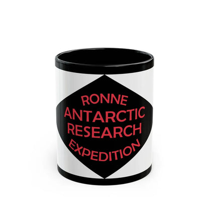 Flag of Ronne Antarctic Research Expedition - Black Coffee Mug-11oz-Go Mug Yourself