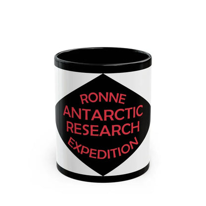 Flag of Ronne Antarctic Research Expedition - Black Coffee Mug 11oz - Go Mug Yourself