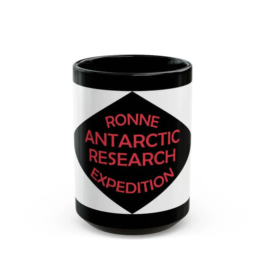 Flag of Ronne Antarctic Research Expedition - Black Coffee Mug 15oz - Go Mug Yourself