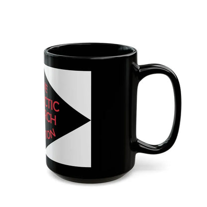 Flag of Ronne Antarctic Research Expedition - Black Coffee Mug - Go Mug Yourself