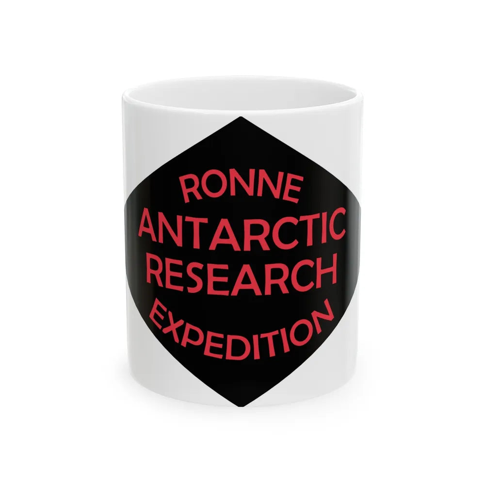 Flag of Ronne Antarctic Research Expedition - White Coffee Mug-11oz-Go Mug Yourself