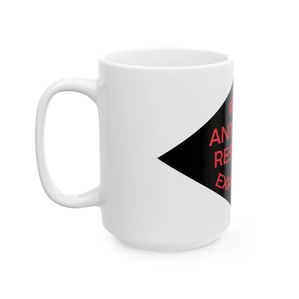 Flag of Ronne Antarctic Research Expedition - White Coffee Mug-Go Mug Yourself