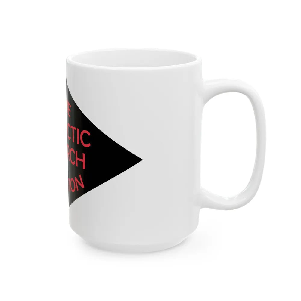 Flag of Ronne Antarctic Research Expedition - White Coffee Mug-Go Mug Yourself