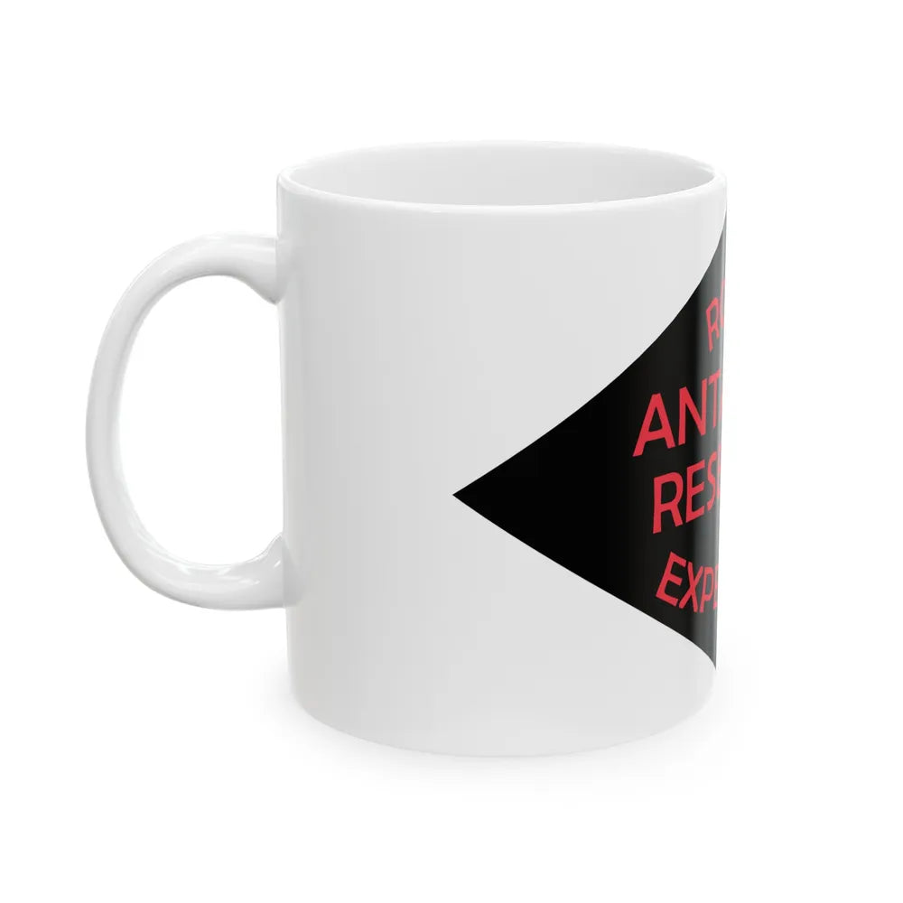 Flag of Ronne Antarctic Research Expedition - White Coffee Mug-Go Mug Yourself