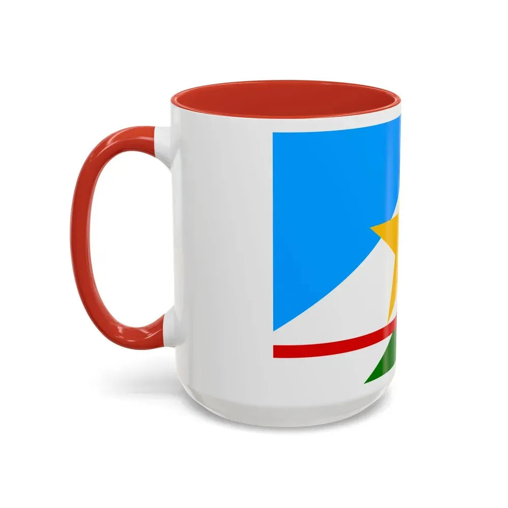 Flag of Roraima Brazil - Accent Coffee Mug - Go Mug Yourself