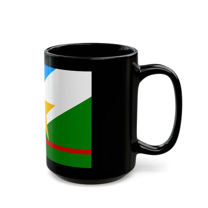 Flag of Roraima Brazil - Black Coffee Mug-Go Mug Yourself