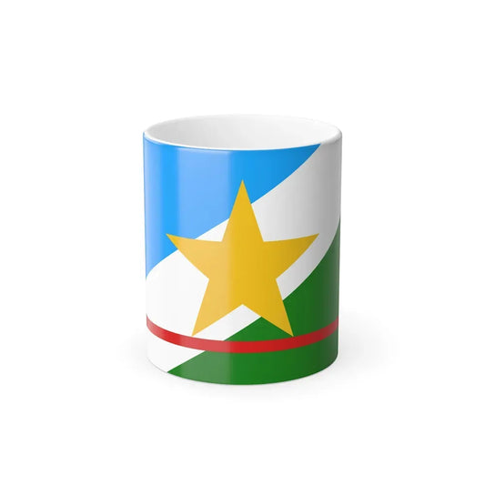 Flag of Roraima Brazil - Color Changing Coffee Mug 11oz - Go Mug Yourself