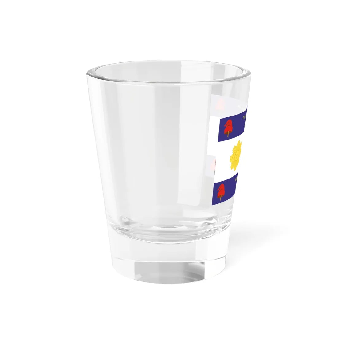 Flag of Rosas Variant (Argentina) Shot Glass 1.5oz - Go Mug Yourself