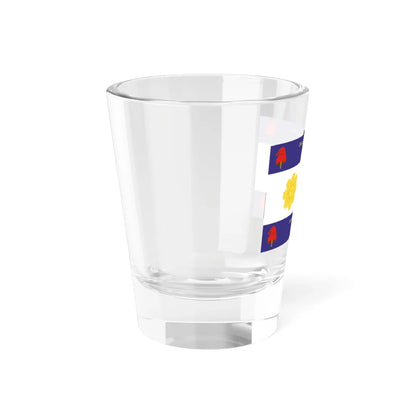 Flag of Rosas Variant (Argentina) Shot Glass 1.5oz - Go Mug Yourself