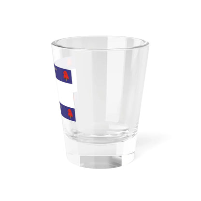 Flag of Rosas Variant (Argentina) Shot Glass 1.5oz - Go Mug Yourself