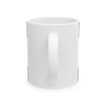 Flag of Rosas Variant (Argentina) White Coffee Mug - Go Mug Yourself