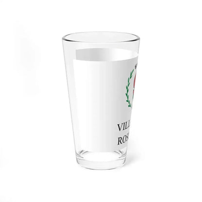 Flag of Rosemont Illinois (United States) Pint Glass 16oz - Go Mug Yourself