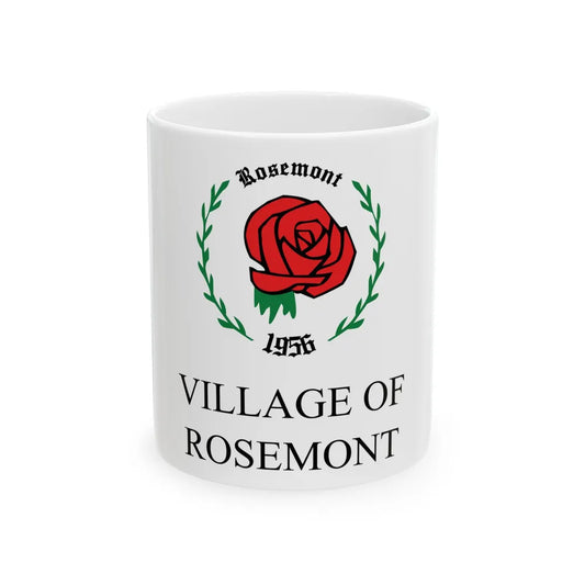 Flag of Rosemont Illinois (United States) White Coffee Mug 11oz - Go Mug Yourself