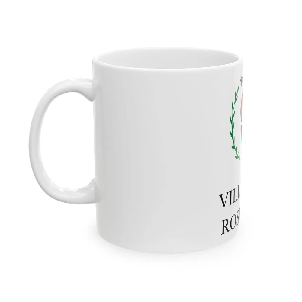 Flag of Rosemont Illinois (United States) White Coffee Mug - Go Mug Yourself