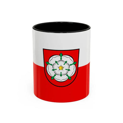 Flag of Rosenheim 2 Germany - Accent Coffee Mug 11oz Black - Go Mug Yourself