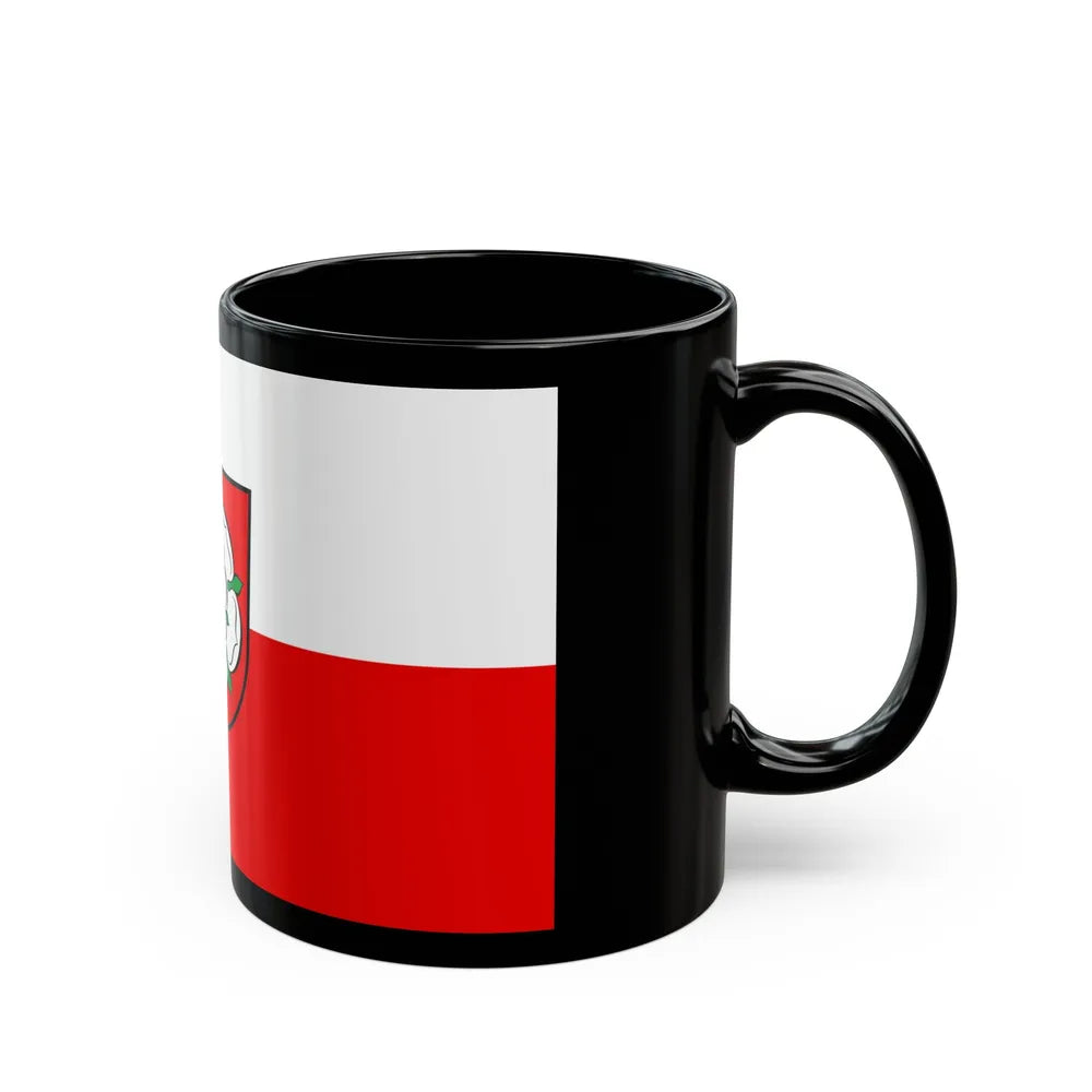 Flag of Rosenheim 2 Germany - Black Coffee Mug-Go Mug Yourself