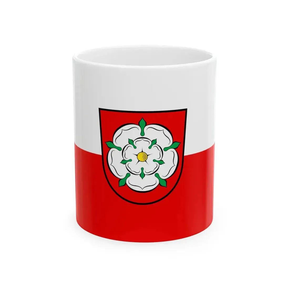 Flag of Rosenheim 2 Germany - White Coffee Mug 11oz - Go Mug Yourself