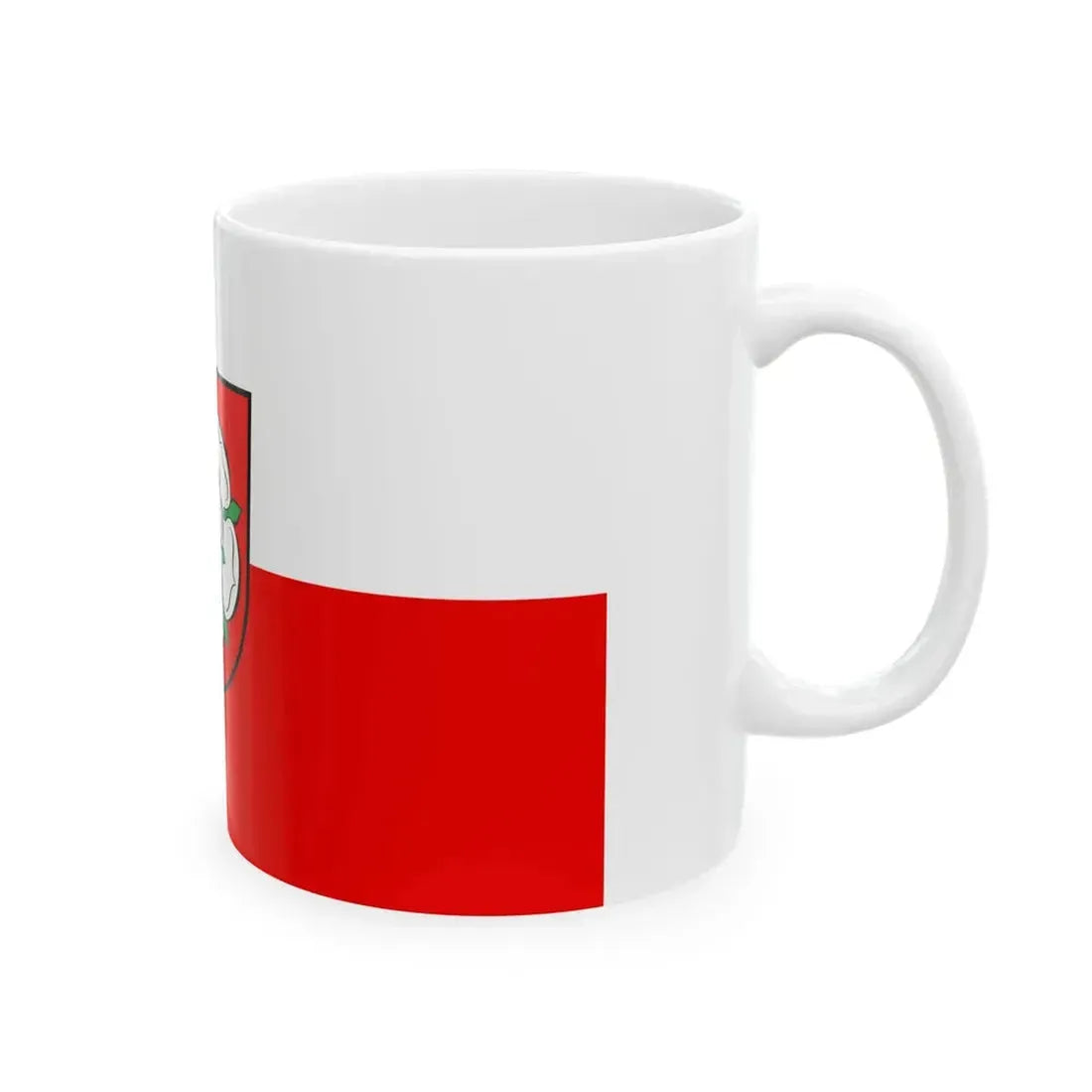 Flag of Rosenheim 2 Germany - White Coffee Mug - Go Mug Yourself