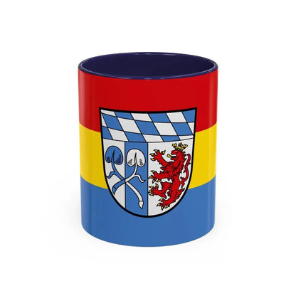 Flag of Rosenheim Germany - Accent Coffee Mug 11oz Navy - Go Mug Yourself