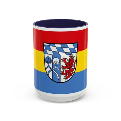 Flag of Rosenheim Germany - Accent Coffee Mug 15oz Navy - Go Mug Yourself