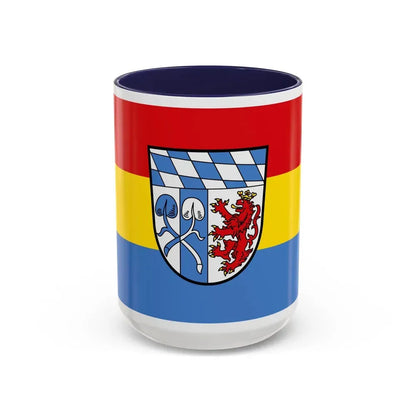 Flag of Rosenheim Germany - Accent Coffee Mug 15oz Navy - Go Mug Yourself