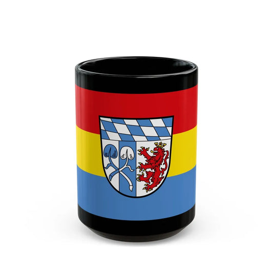 Flag of Rosenheim Germany - Black Coffee Mug-15oz-Go Mug Yourself