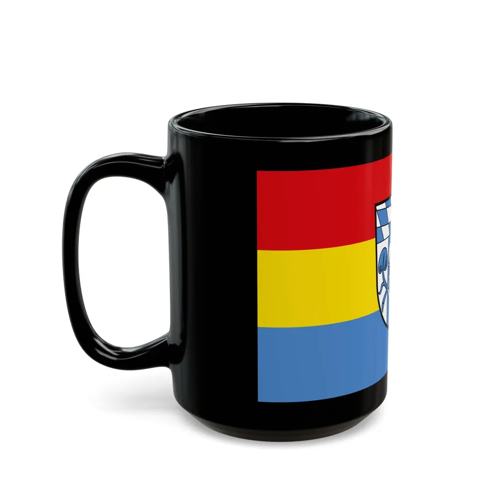 Flag of Rosenheim Germany - Black Coffee Mug-Go Mug Yourself