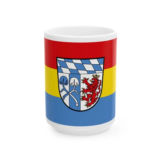 Flag of Rosenheim Germany - White Coffee Mug 15oz - Go Mug Yourself