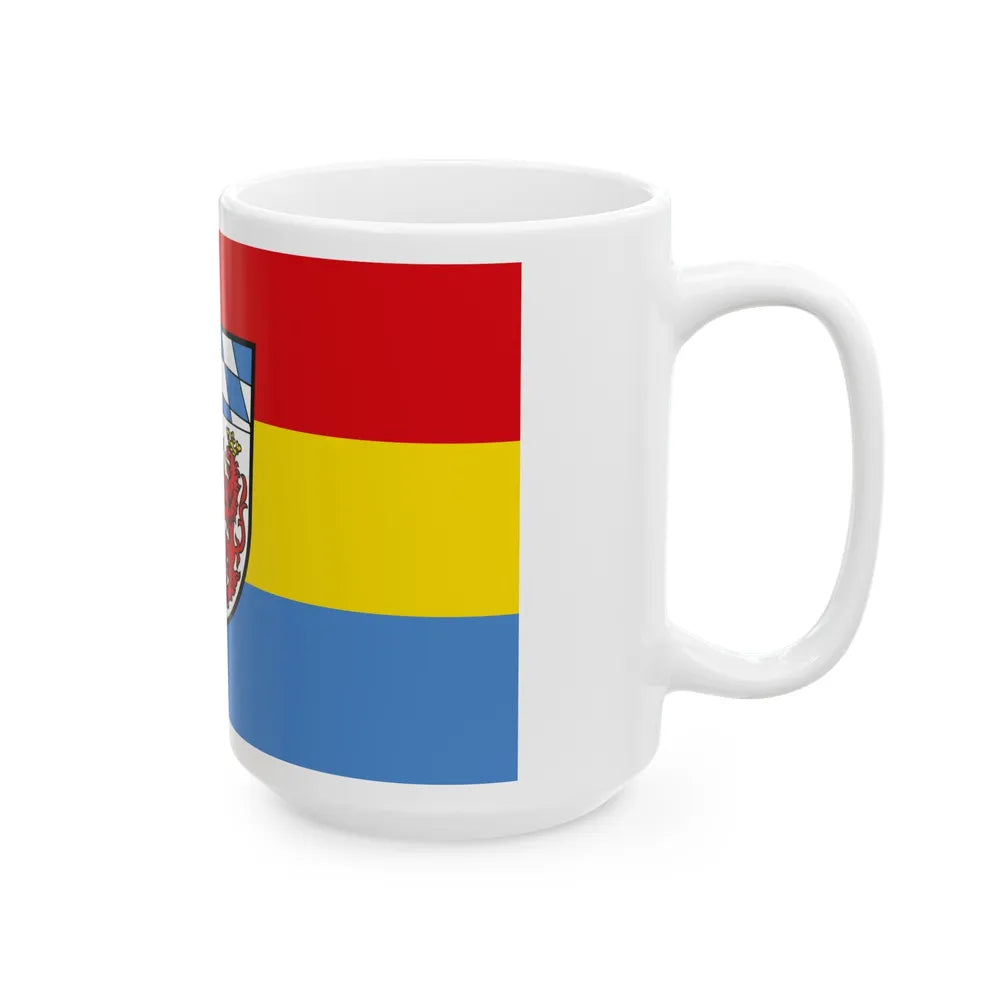 Flag of Rosenheim Germany - White Coffee Mug-Go Mug Yourself