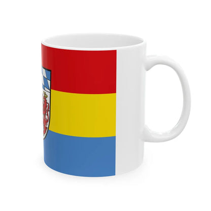 Flag of Rosenheim Germany - White Coffee Mug-Go Mug Yourself