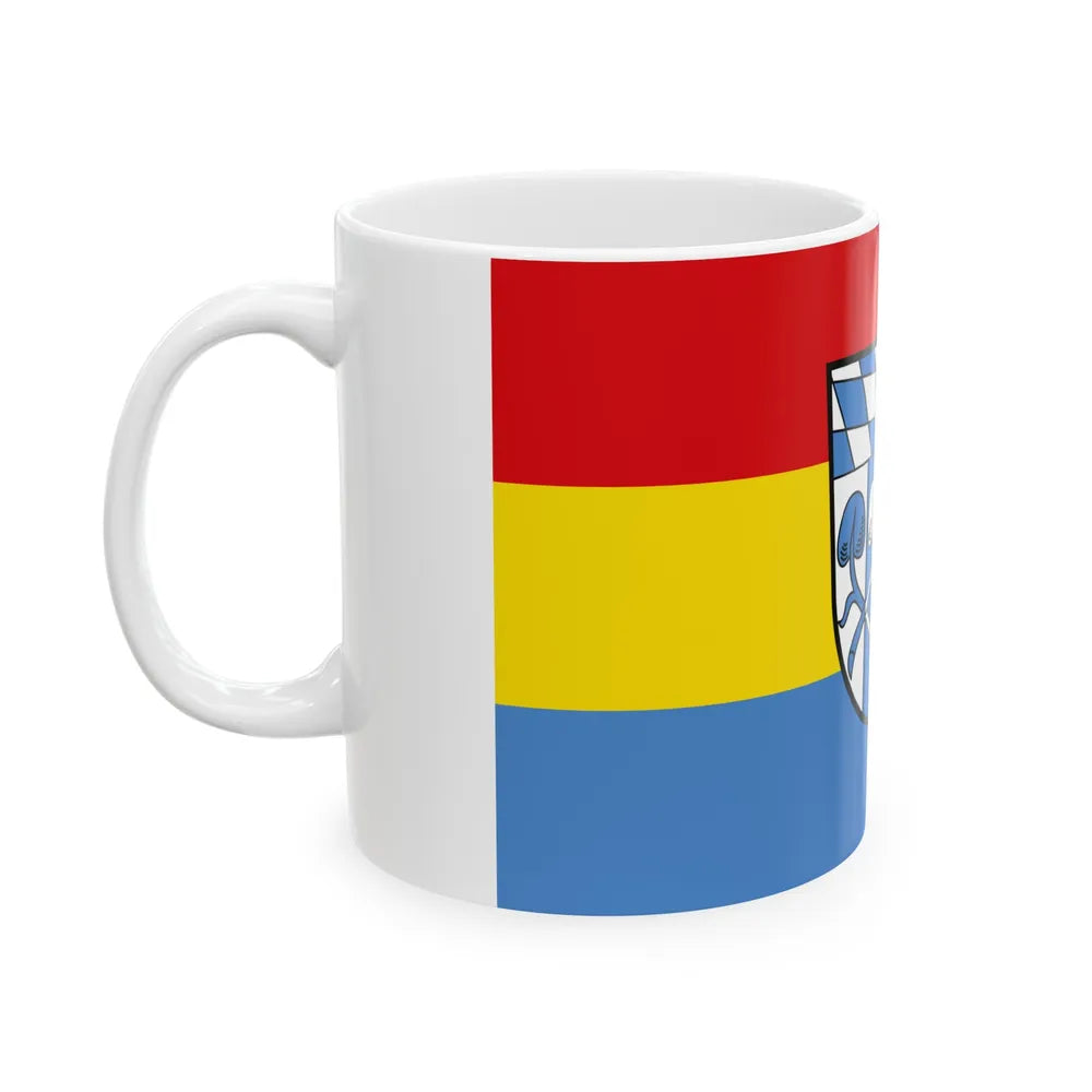 Flag of Rosenheim Germany - White Coffee Mug-Go Mug Yourself