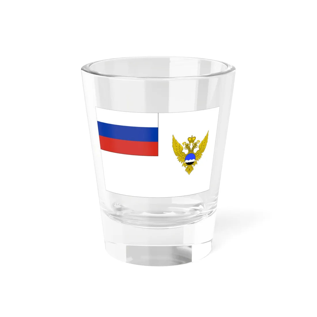 Flag of Roshydromet (Russia) Shot Glass 1.5oz 1.5oz - Go Mug Yourself